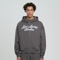 Low Lights Studios Shutter Zip Hoodie szary