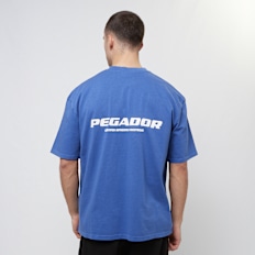 Pegador Colne Logo Oversized Tee bleu