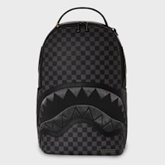 SPRAYGROUND Checkered Fiber Optic Shark Backpack brun
