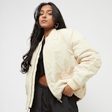 SNIPES Small Logo Padded Bomber Jacket beige