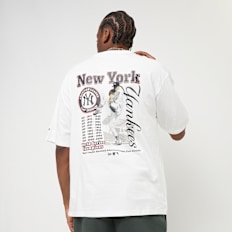 New Era MLB Player Graphic Oversized Tee New York Yankees blanc