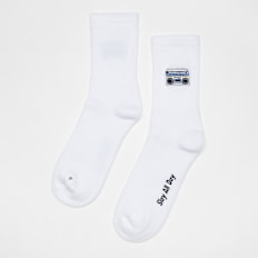 Slay All Day Boombox Socks bianco