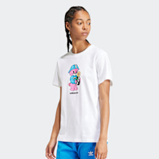 adidas Originals adi Orbic Graphic Tee wit