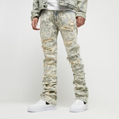 Smoke Rise Lazy Stack Jean blu