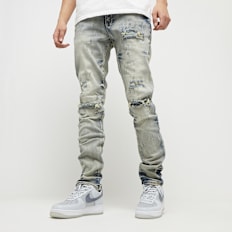 Smoke Rise Wave Effect Jean beige