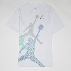 Jordan Gradient Stacked Jordan Michael Shortsleeve Tee weiß
