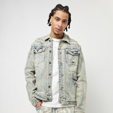 Smoke Rise Wave Effect Jacket blu