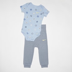 Nike All Over Print Bodysuit Legging Set azul