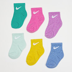 Nike 6 PACK - Swoosh Infant Ankle Sock multicolore