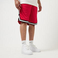 Urban Classics Stripes Mesh Shorts rosso
