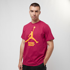 Jordan Nba Miami Heat Essential T-Shirt czerwony