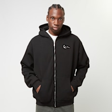 Karl Kani Chest Signature Essential Oversized Zip Hoodie zwart