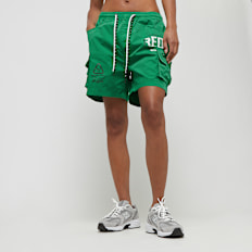 Smoke Rise Utility Slouch Shorts zelena