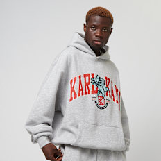 Karl Kani OG Eagle Print Oversized Hoodie gris
