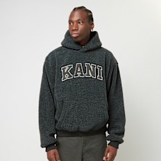 Karl Kani Serif Teddy Hoodie grijs