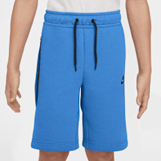 Nike Tech Fleece Shorts blau