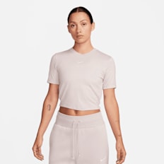 Nike   Sportswear Essentials Slim Crop fioletowy
