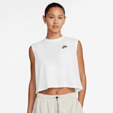Nike   Sportswear Club Crop Sleeve blanc