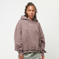 Karl Kani Small Signature Washed OS Hoodie marrone