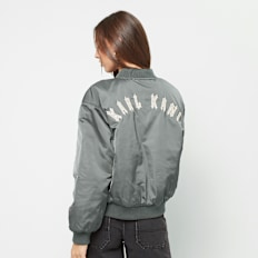 Karl Kani Chest Signature Bomber Jacket gris