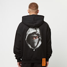 Forgotten Faces Hooded Ultra Heavy Cotton Box Hoody czarny