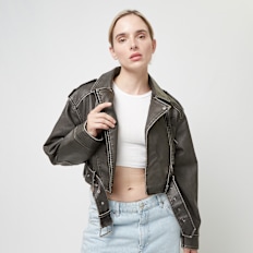Karl Kani OG Short Biker Jacket grau