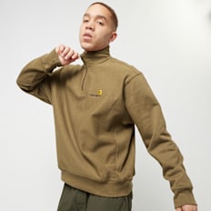 Carhartt WIP Half Zip American Script Sweatshirt brun