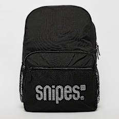 SNIPES Medium Basic Logo Mesh Pocket Backpack preto