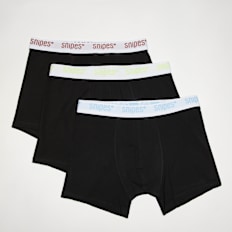 SNIPES 3 PACK - White Tape Briefs Boxershort negro