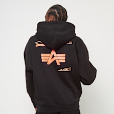 Alpha Industries Logo Backprint Hoody schwarz