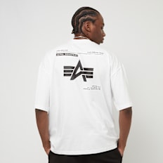 Alpha Industries Logo Back Print Tee biały