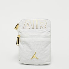 Jordan Jan Black & Gold Crossbody Bag blanc