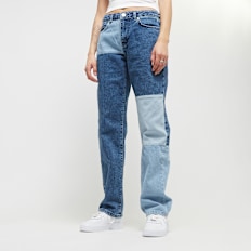 Sixth June Patchwork Three Colors Jeans bleu