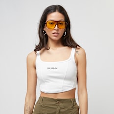 Sixth June Basics Crop Top branco