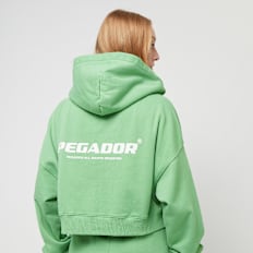 Pegador Lana Logo Cropped Sweat Jacket groen