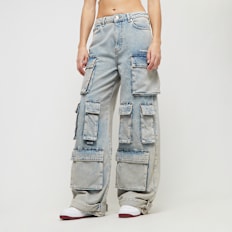 Pegador Celina High Waist Cargo Jeans bleu