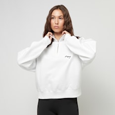 Pegador Luz Oversized Halfzip Sweater blanc
