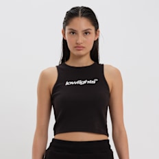 Low Lights Studios Basic Crop Top preto