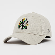New Era 9Forty Floral MLB New York Yankees beż