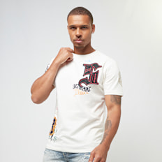 Smoke Rise VARSITY DOODLE T-SHIRT CHALK beige