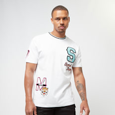 Smoke Rise Varsity Jacquard Resort T-Shirt branco