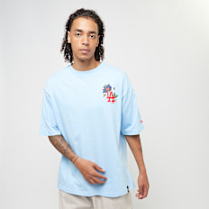 New Era MLB Floral Graphic Oversized Tee Los Angeles Dodgers azul