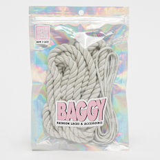 BAGGY Rope Laces 10mm Set 120cm grau