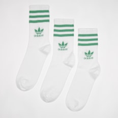adidas Originals Calcetines Crew adicolor (3 Pack) blanco