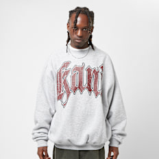 Karl Kani Kani Inside Out Crew grey melange/dark rede gris