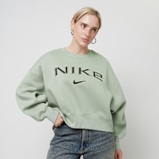 Nike Sportswear Phoenix Fleece Oversized Crew Neck Sweater vert