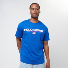 Polo Sport Ralph Lauren Custom Slim Fit Jersey Crewneck T-Shirt blau