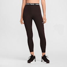 Nike Pro High-Waisted 7/8 Mesh-Paneled Leggings castanho