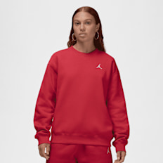 Jordan Brooklyn Fleece Crew-Neck Sweatshirt rot