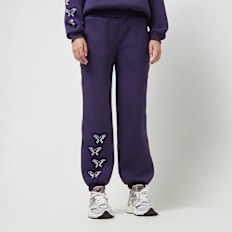 Felicious Regular Sweatpants Rhinestones pourpre